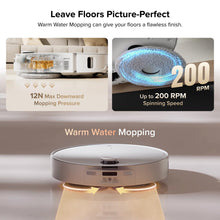 Load image into Gallery viewer, roborock Qrevo CurvX Robot Vacuum and Mop, 22,000Pa Suction, 3.14’’ Ultra Slim, Zero-Tangling Design, Reactive AI Obstacle Recognition, AdaptiLift Chassis, Auto Hot Water Mop Washing &amp; Drying
