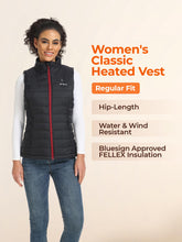 Load image into Gallery viewer, ORORO Women's Lightweight Heated Vest with Battery (Charger Not Included) (Black,S)
