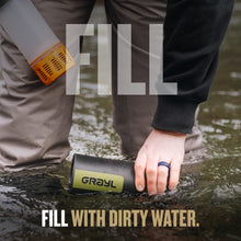 Load image into Gallery viewer, GRAYL GeoPress Replacement Filter &amp; Purifier Cartridge (Hi-Vis Orange)
