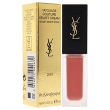 Load image into Gallery viewer, Yves Saint Laurent Tatouage Couture Velvet Matte Cream - 204 Beige Underground Lipstick Women 0.20 oz
