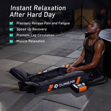 Load image into Gallery viewer, QUINEAR Professional Leg Recovery System, Cordless Air Compression Boots with Sequential Compression, Leg and Foot Massager, Fast Recovery Therapy for Athletes, FSA-HSA Eligible (Medium)
