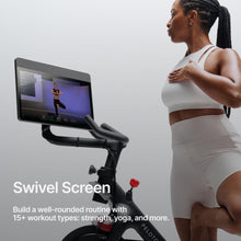 Load image into Gallery viewer, Peloton Exercise Bikes, Indoor Stationery Cross Training Bikes for Home Workouts, HD Swivel Screen, Space-Friendly Exercise Equipment for Cardio Fitness, Yoga &amp; Strength Routines
