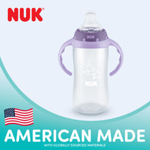 Load image into Gallery viewer, NUK Learner Cup, 10 Oz, Pack of 2, Pooh Bear – Soft Spout, Easy-Grip Handles, BPA Free, Spill Proof Transition Sippy Cup
