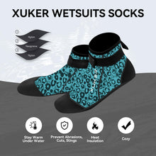 Load image into Gallery viewer, XUKER Water Socks Neoprene Socks, 3mm Glue Blind Stitch Sand Beach Volleyball Wetsuit Socks Water Booties for Diving
