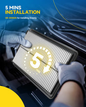 Load image into Gallery viewer, PHILTOP Engine Air Filter CA11942 for Hyundai Sonata 2015-2019 &amp; Kia Optima 2016-2020, 2.0L 2.4L, Rigid Panel
