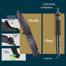 Load image into Gallery viewer, ABPIR Gifts for Fathers Day Survival Kits for Men Dad Husband Him, 13 in 1 Survival Gear and Equipment Tactical Tools for Camping Hiking Hunting Outdoor Adventure, Cool Birthday Idea
