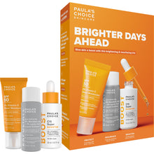 Load image into Gallery viewer, Paula's Choice Brighter Days Ahead Kit, Vitamin C and AHA Trio, Includes Travel Size C5 SPF Face Sunscreen, Mandelic Acid Exfoliant, C15 Vitamin C Booster Serum, Brightening &amp; Resurfacing, 3-Piece Set
