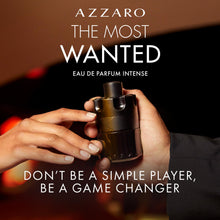 Load image into Gallery viewer, Azzaro The Most Wanted Eau de Parfum Intense - Woody &amp; Seductive Mens Cologne - Fougère, Ambery &amp; Spicy Fragrance for Date Night - Lasting Wear - Luxury Perfumes for Men - Travel Size, 1.6 Fl. Oz
