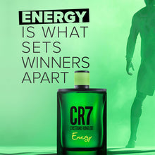 Load image into Gallery viewer, Cristiano Ronaldo CR7 Energy Eau de Toilette - Cologne For Men - Fougere Woody Green Men's Cologne - Cardamom, Lavender, Cedarwood Notes - 1.7 oz
