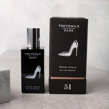 Load image into Gallery viewer, TOKYOMILK Femme Fatale Eau de Parfum, 1.6 fl. oz, 47.3 ml – Black Fig, Sandalwood, Violet, Heliotrope – Sophisticated &amp; Elegant Design, Men &amp; Women’s Perfume, Eau de Parfum Spray
