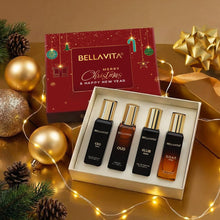 Load image into Gallery viewer, Bella Vita Luxury Long Lasting Perfume Gift Set for Man | 4x20ml | Gifts for Men | Woody, Citrusy, Oud, Premium Fragrance Scent | KLUB, OUD, CEO, G.O.A.T
