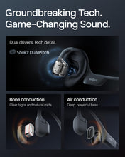 Load image into Gallery viewer, SHOKZ New OpenRun Pro 2- Bone Conduction Headphones, Open-Ear Bluetooth Wireless Sport Earphones for Running, Workouts - Sweat Resistant, Secure Comfortable Fit -Deep Bass, Smart Mic, Reflective Strip
