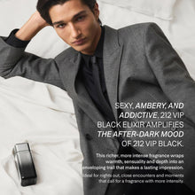 Load image into Gallery viewer, 212 VIP Black Elixir by Carolina Herrera for Men - 3.4 oz EDP Spray
