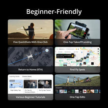 Load image into Gallery viewer, DJI Mini 3 Fly More Combo (DJI RC), Drones with Camera for Adults 4K, 3 Batteries for 114-min Flight Time, Vertical Shooting, 32800ft (10km) Video Transmission, Lightweight Mini Drone for Beginners
