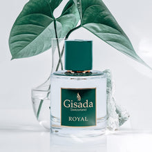 Load image into Gallery viewer, Gisada Switzerland Luxury Eau De Parfum Fragrance, Unisex Perfume + Cologne for Women &amp; Men (Fresh + Woody), Royal, 100mL/3.3oz

