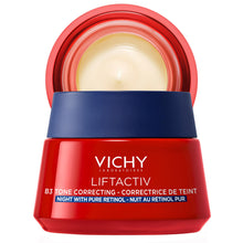 Load image into Gallery viewer, VICHY Liftactiv B3 Tone Correcting Night Cream, 4% Niacinamide + 0.15% Pure Retinol, Anti Aging Face Cream Evens Skin Tone, Fade Dark Spots &amp; Smooth Wrinkles, Formula Minimizes Risk Of Irritation
