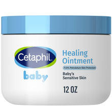 Load image into Gallery viewer, Cetaphil Baby Healing Ointment, Diaper Rash Ointment Soothes and Protects Baby's Irritated Skin, Skin Protectant For Dry Skin, 12oz
