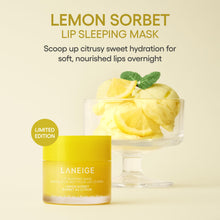 Load image into Gallery viewer, LANEIGE Lip Sleeping Mask &amp; Topper: Hydrating Korean Lip Treatment Mask with Matching Topper to Hold Applicator Spatula | Shea Butter, Vitamin C &amp; Murumuru, Antioxidants | Korean Skin Care
