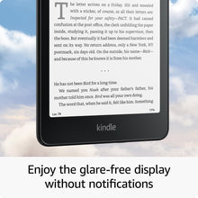 Load image into Gallery viewer, Kindle Paperwhite Signature Edition Essentials Bundle including All-new Kindle Paperwhite Signature Edition (32GB) - Black, Fabric Cover - Black, and Wireless Charging Dock

