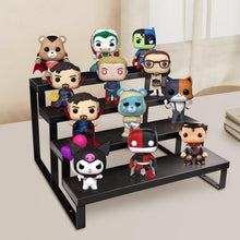 Load image into Gallery viewer, Wood Cologne Organizer for Men,4 Tier Perfume Organizer for Dresser Waterproof Cologne Stand with Anti-Slip Washers for Party,Makeup,Figures,Cupcake,Perfume,Dessert,Display Risers Stand for Organize
