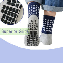 Load image into Gallery viewer, Boys Soccer Socks Sports Socks Youth Athletic Socks Hospital Grip Soccer Socks For Boys and Girls White
