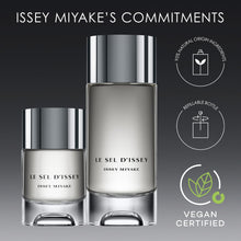 Load image into Gallery viewer, Issey Miyake Le Sel d'Issey Eau de Toilette - Fresh Woody Marine Fragrance for Men - With Salt Accord, Marine Seaweed, Ginger &amp; Cedarwood - 3.3 oz - Refillable
