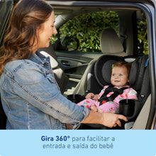 Load image into Gallery viewer, Graco EasyTurn 360 2-in-1 Convertible Car Seat, 360 Degree Rotating Infant to Toddler Rotating Car Seat, 2 Modes Forward and Rear Facing, Slim Design, Cyran
