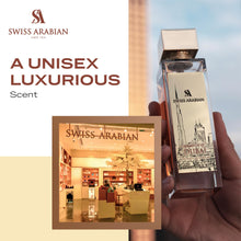 Load image into Gallery viewer, Swiss Arabian Opulence of Dubai Extrait de Parfum, 100ml, Premium Quality Perfume, Women and Men’s Fragrance, Spicy, Gourmand, Woody Luxurious Blend Perfume for Men and Women
