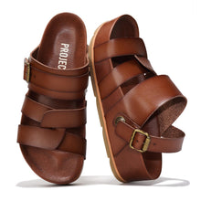 Load image into Gallery viewer, Project Cloud Platform Sandals Women – Strappy Wedges with Comfortable Plush &amp; Soft Insole – Lightweight &amp; Non Slip Platform Sandals for Women 2026 (Proud,CLAY,8)

