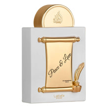 Load image into Gallery viewer, Lattafa Pride Peace &amp; Love for Unisex Eau de Parfum Spray, 3.4 Ounce / 100 ml
