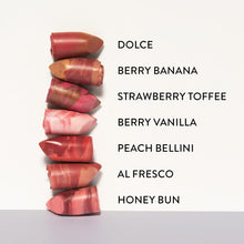 Load image into Gallery viewer, LAURA GELLER NEW YORK Italian Marble Sheer Lipstick - Peach Bellini - Hydrating &amp; Lightweight - Vitamin E &amp; Caster Seed Oil - Cream Finish

