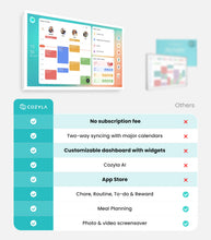 Load image into Gallery viewer, Cozyla Calendar Plus 2: 24" Smart Digital Calendar Wall Touch Screen &amp; No Subscription Family Dashboard, Electronic Display for Family System- Chore Chart, Meal Planner, Support App Store Wall Mount
