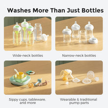 Load image into Gallery viewer, Momcozy KleanPal Pro Baby Bottle Washer, Sterilizer &amp; Dryer - All-in-One Cleaning Machine for Bottles, Pump Parts &amp; Baby Essentials - Time-Saving &amp; Effortless Care

