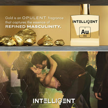 Load image into Gallery viewer, Intelligent Gold | Rich, Charismatic, Perfection | Extrait de Parfum for Men | 3.4 Fl Oz (100 mL)
