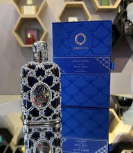Load image into Gallery viewer, Orientica Luxury Collection Royal Bleu Extrait de Parfum with Notes of Bergamot, Jasmine &amp; Vanilla, Bold &amp; Sophisticated Long-Lasting Fragrance for Women, Elegant &amp; Enigmatic Scent, 2.7 oz/80ml
