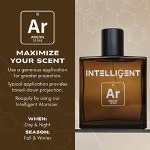Load image into Gallery viewer, Intelligent Argon | Dark, Aromatic, and Tantalizing | Extrait de Parfum for Men | 3.4 Fl Oz (100 mL)
