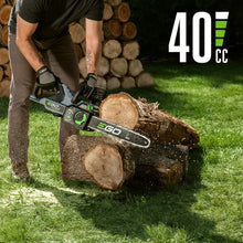 Load image into Gallery viewer, EGO POWER+ Chain Saw, 16” Battery Powered Chainsaw, Electric Cordless, Includes 56V 4.0Ah Battery and Charger – CS1613

