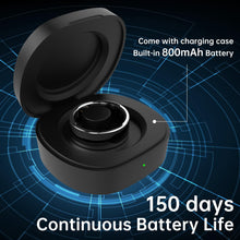 Load image into Gallery viewer, PAETAE Smart Ring, Fitness Ring Tracker, Health Monitoring of Heart Rate, Blood Oxygen, Temp, Activity &amp; Sleep Tracking with Smart Touch, LED Reminder, Smart Rings for Men Women with Battery Case
