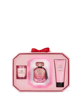 Load image into Gallery viewer, Victoria's Secret Bombshell 3 Piece Luxe Fragrance Gift Set: 1.7 oz. Eau de Parfum, Travel Lotion, &amp; Candle
