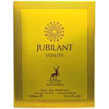 Load image into Gallery viewer, Maison Alhambra Jubilant Vitality – Citrus, Spicy, Green, Amber – Eau de Parfum Spray Long-Lasting Fragrance for Unisex, 3.4 Ounce / 100 ml
