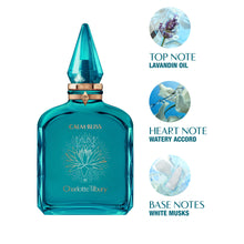Load image into Gallery viewer, Charlotte Tilbury Calm Bliss Eau De Parfum - Pheromone Enhancing Floral Perfume Enriched with Naturally-Derived Oils - Long-Lasting Scent with Notes of Neroli Oil, Watery Accord &amp; Lavandin Oil (100ml)
