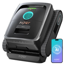 Load image into Gallery viewer, (2026 New) AIPER Scuba V3 AI Vision Cordless Robotic Pool Cleaner, 10x Faster Pool Cleaning with AI Patrol, 24/7 Auto Cleaning, Smart Waterline Parking &amp; Multi-Layer Filtration, Gray
