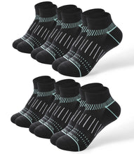 Load image into Gallery viewer, BAMBOO COOL Mens Ankle Socks Bamboo Viscose Athletic Moisture-Wicking Low Cut Running Cushioned Socks
