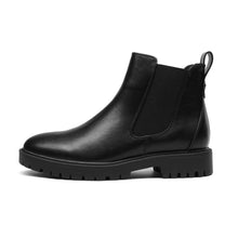 Load image into Gallery viewer, DREAM PAIRS Women's Low Heel Chelsea Ankle Boots Fashion Slip On Elastic Fall Booties Shoes,Size 8.5,Black/Pu,DAB213
