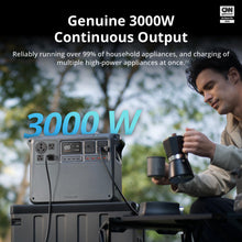 Load image into Gallery viewer, DJI Power 2000 Portable Power Station, 2048Wh LFP Battery, Compact Size, 3000W Stable Output, 0-80% Recharge in 55 Mins, Electric Generator for Home, Camping &amp; RVs, Off-Grid
