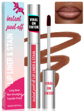 Load image into Gallery viewer, iMethod Lip Stain - Lip Liner Stain, Long Lasting Lip Stain Peel Off, Waterproof Stay On All Day, Transfer-Proof, Highly Pigmented, Natural Instant Peel Off Lip Stain Color, Coffee
