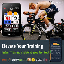 Load image into Gallery viewer, Bryton Rider S800 Sensor Bundle 3.4 Inch Color LCD Touchscreen GPS Bike/Cycling Computer Offline USA Map, Compatible with Bike Radar, 36hrs Long Battery Life, Navigation with Turn-by Turn Follow Track
