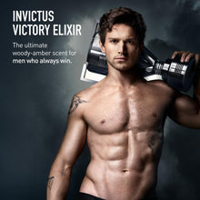 Load image into Gallery viewer, Rabanne Invictus Victory Elixir Parfum for Men - Long Lasting Intense Amber Woody Spicy Men's Perfume with Cardamom, Lavender &amp; Vanilla - Trophy Bottle French Fragrance Spray, 3.4 oz
