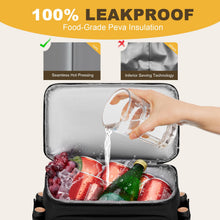 Load image into Gallery viewer, Cooler Backpack - 24/30/36/40 Cans Insulated Backpack Cooler for Men &amp; Women, Portable 2 Leak Proof Compartments Coolers Bag for Picnic, Lunch, Hiking, BBQ Camping and Beach - Black - MIYCOO
