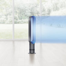 Load image into Gallery viewer, Dyson Cool AM07 Air Multiplier Bladeless Tower Fan, 70° oscillation, 10 levels (Iron/Blue)
